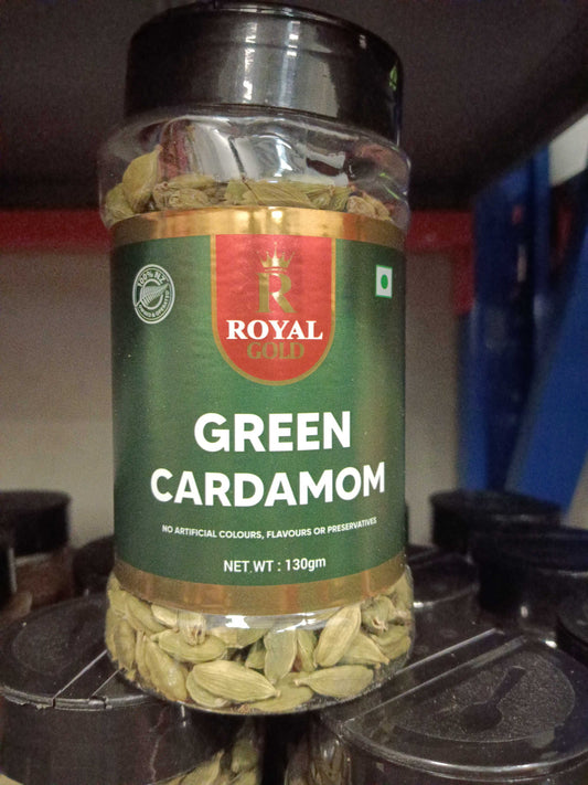 Royal Gold Green Cardomom 130g Jar