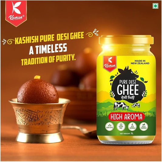 Kashish High Aroma Ghee Glass Jar 1kg
