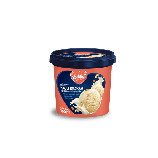 Vadilal Kaju Draksh Ice Cream 100ml Tub