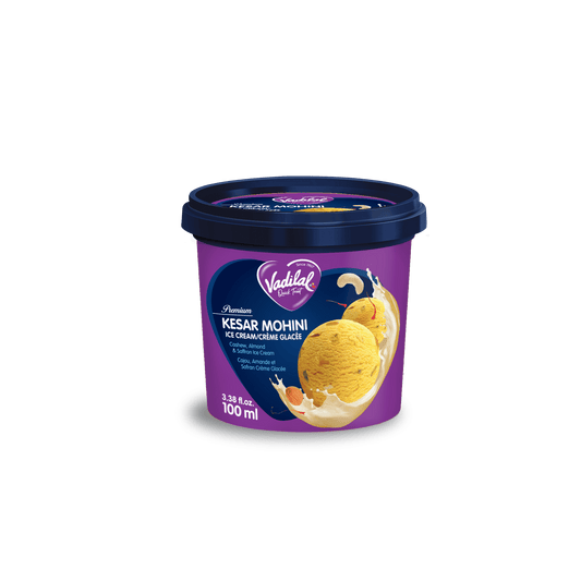 Vadilal Kesar Mohini Ice Cream 100ml Tub