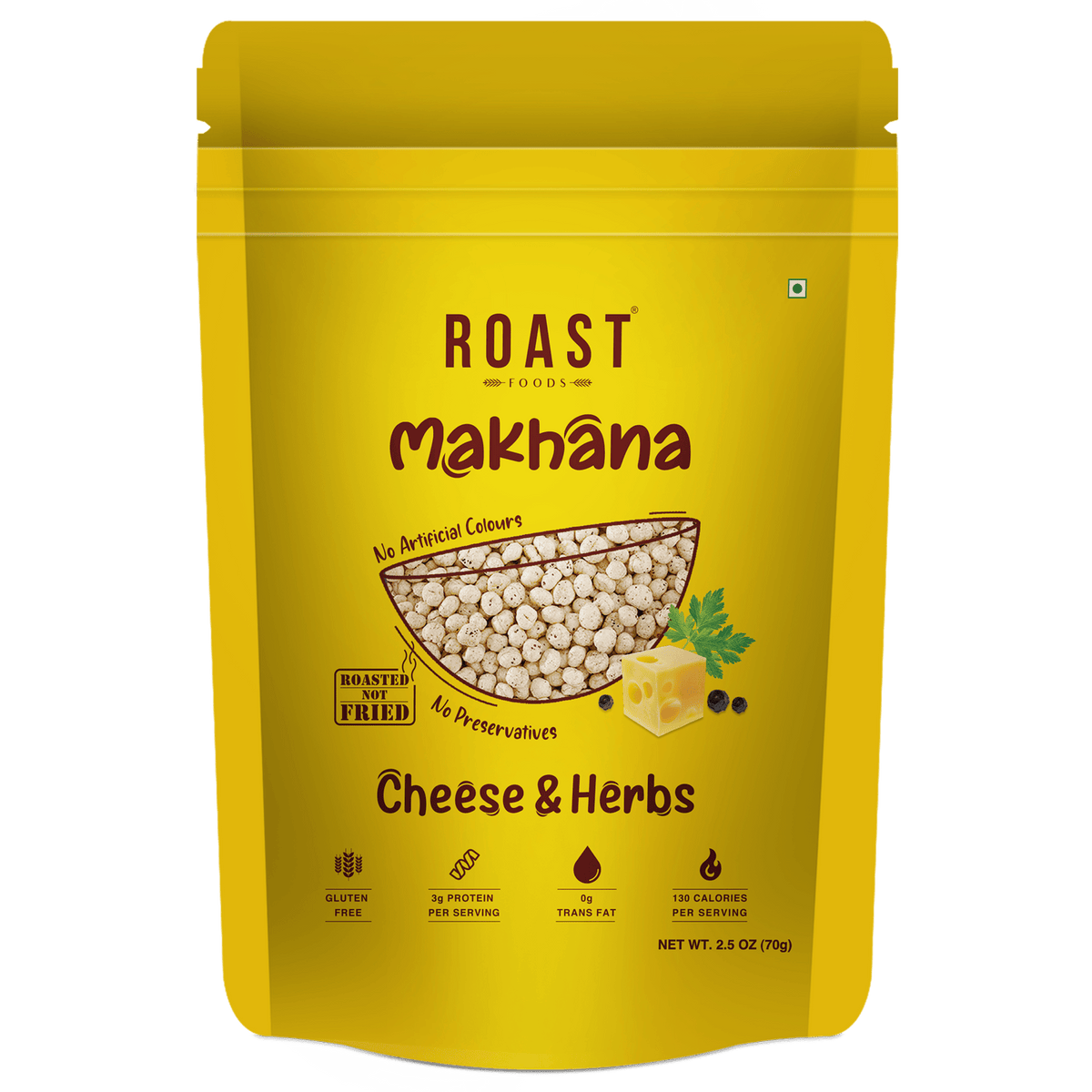 Roast Fox Nuts Cheesy Herbs 70g