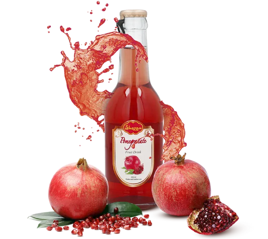 Shezan Pomegranate Drink - Glass Bottle (Pull Cap) 225 ml