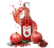 Shezan Pomegranate Drink - Glass Bottle (Pull Cap) 225 ml