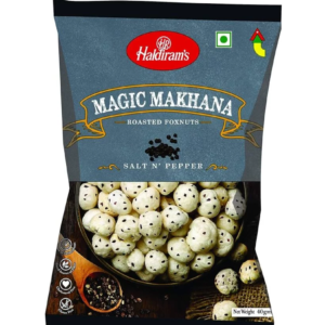 Haldiram Roasted Salt & Pepper Fox Nuts 200 g