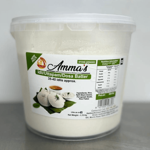 Stone Grinded Idli/Dosa/Uttapam Batter 1.75Kg (Unsalted) (Amma's)
