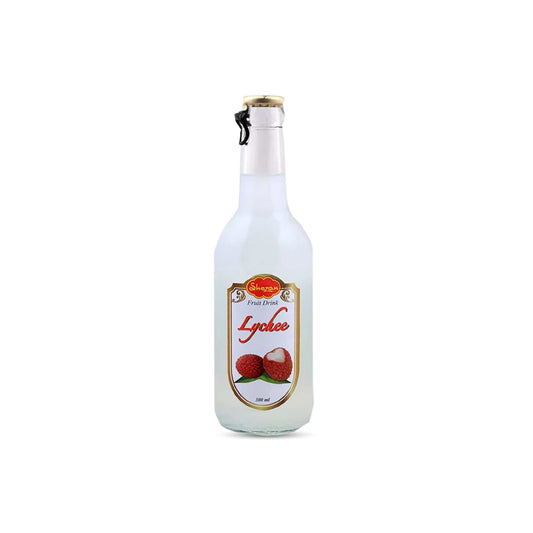 Shezan Lychee Drink - Glass Bottle (Pull Cap) 225 ml