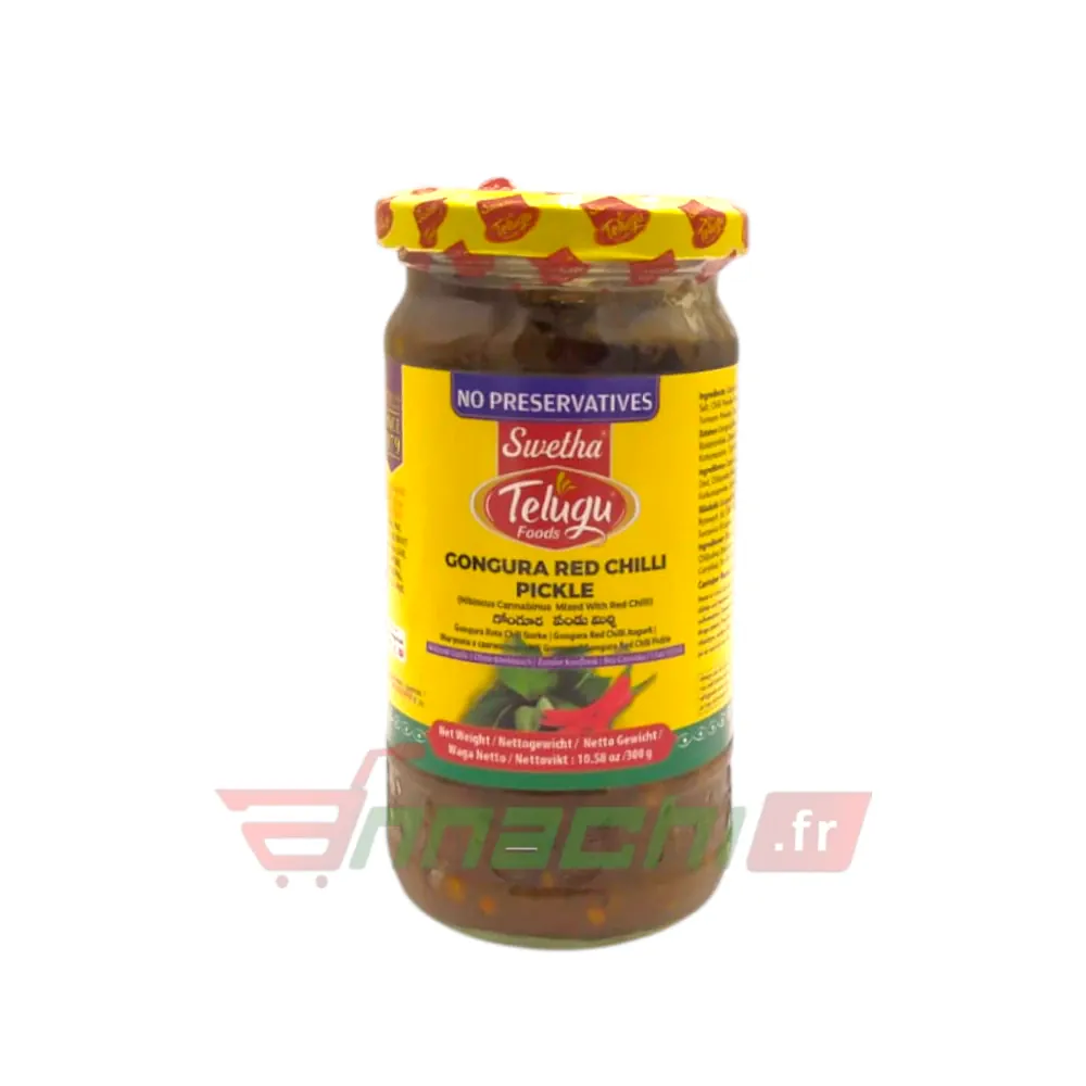 Telugu Gongura Red Chilli Without Garlic 300g