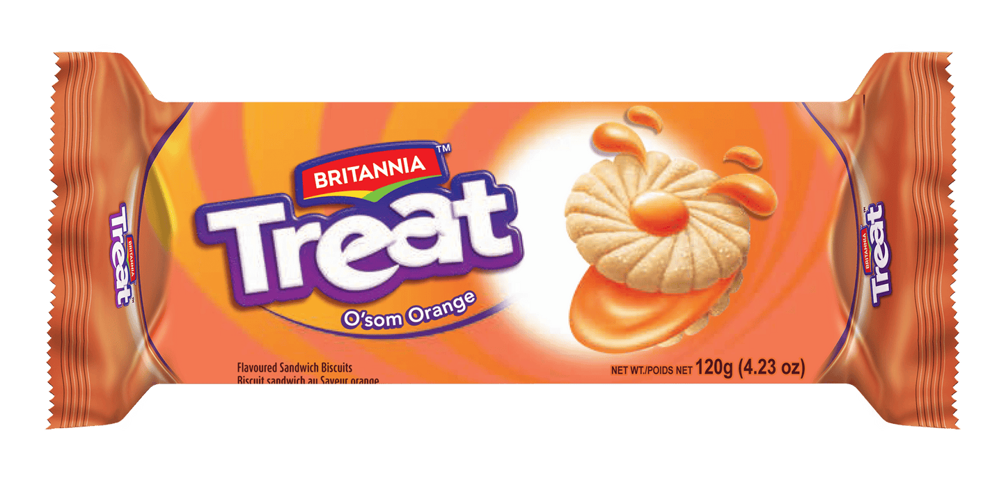 Britannia Treat Cream Orange 100g