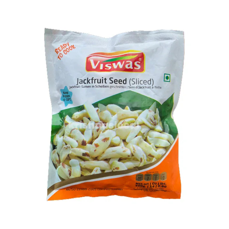 Frozen Jackfruit Seed Cut 400g (Viswas)