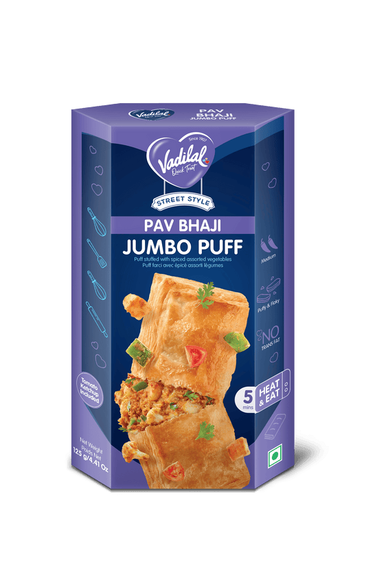 Vadilal Pav Bhaji Puff Jumbo 125g