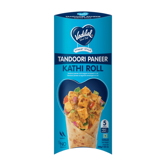 Vadilal Tandoori Paneer Kathi Roll 400g