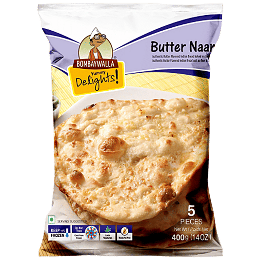 Bombaywalla Butter Naan 80g x 5pcs