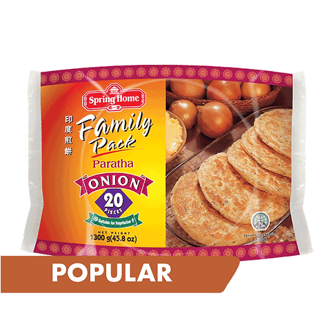 Spring Home Onion Paratha   20pc x 65g