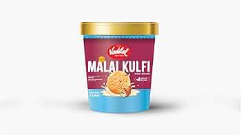 Vadilal Malai Kulfi Ice Cream 2L