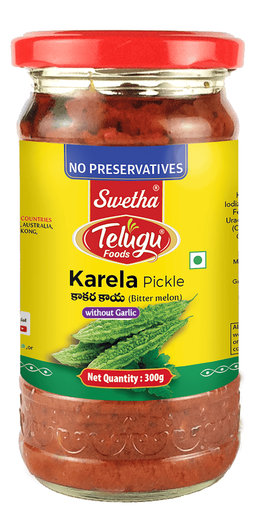 Telugu Karela Pickle (Without Garlic) 300g