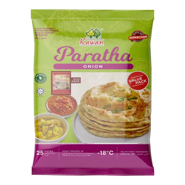 Frozen Onion Paratha Value Pack 25pc (Kawan)