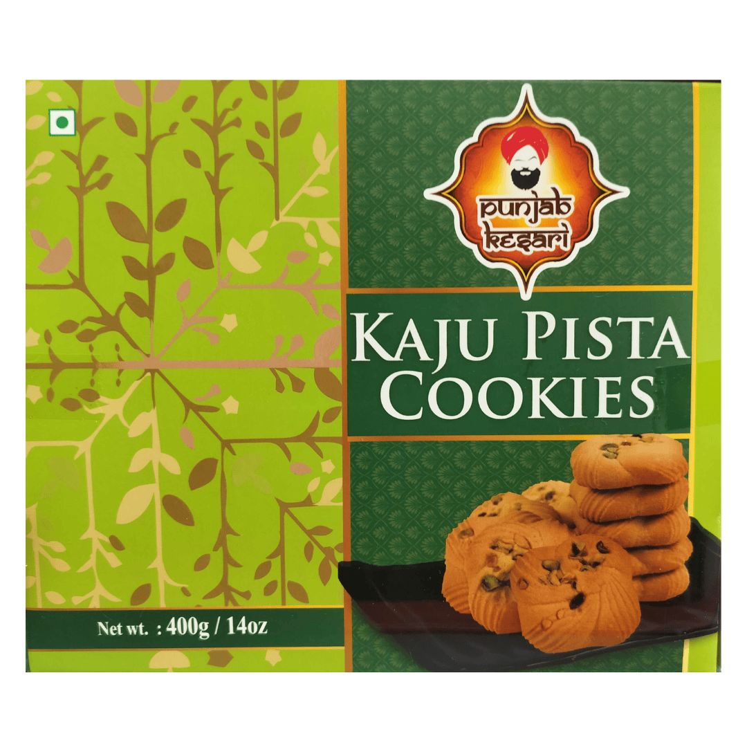 Cookies Kaju Pista 400g (Punjab Kesari)