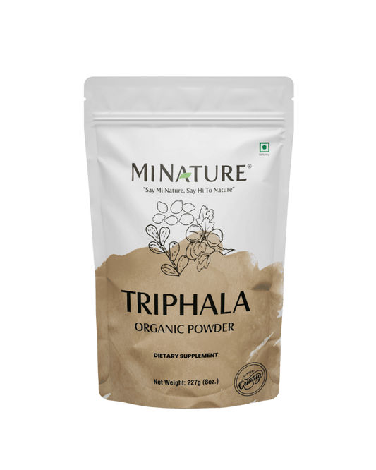 Organic Triphala Powder 227g - USDA Certified
